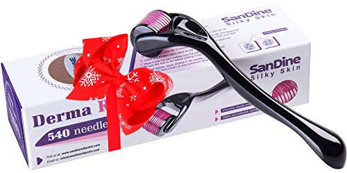 Needle Roller - Mikronadel Derma Roller - Titan Needle Roller Gesicht - 540 Micro Needling Hautpflegesystem - Ideal um Ihre Haut jung und strahlend zu halten - für seidig glatte und schöne Haut