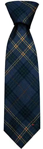 I LUV LTD Mens Irish Wool Neck Tie in Ireland County Fermanagh Tartan Plaid