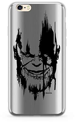 ERT GROUP Original Marvel Avengers TPU Case for iPhone 6 PLUS, Liquid Silicone Cover, Flexible and Slim, Protective for Screen, Shockproof and Anti-Scratch Phone Case Silver