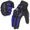 COFIT Motorrad Handschuhe, Touchscreen Motorradhandschuhe für Motorradrennen, Mountainbike, Motorcross, Klettern, Wandern und andere Outdoor Sportarten und Aktivitäten - Blau XXL