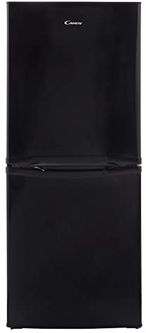 CANDY CSC1365BEN Static Freestanding Fridge Freezer, 173L Total Capacity, 55cm wide, LED lighting, large salad crisper, Black
