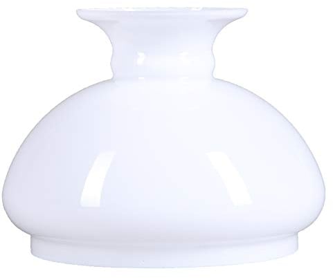 Petroleumglas opal weiß Lampenglas Ersatzglas Vestaschirm Leuchtenglas Ø 124mm Glasschirm Petroleumlampe