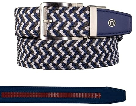 Nexbelt Braided Ratchet Golf Belt – Anchor – Stretch Fit, Fits up to 50