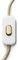 Interrupteur unipolaire Creative Switch Blanc - Bronze