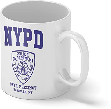 Brooklyn 99 Inspired By Series New York Police Nine Nine Precinct Tasse blanche Café Mug