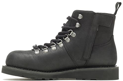 Harley-Davidson Denway 12,7 cm WP Nero o Beige Stivali Moto D87233, Nero, 5 US