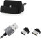 K-S-Trade Caricabatterie per Samsung Galaxy A33 5G Alta qualità Docking Station Stazione E Supporto di Ricarica Caricatore Sincronizzazione Compatibile con Samsung Galaxy A33 5G Collegamento