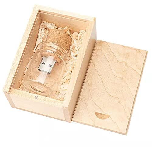 USB Stick Flasche mit Box 64GB, LEIZHAN Silikon Memory Stick Pendrive Flash Drive Geschenke für Studenten, Familien und Kinder (64GB, Flasche mit Box)