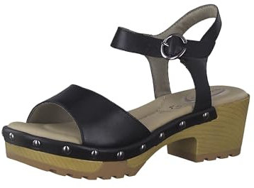 Tamaris Comfort Damen 8-8-88205-20-1 Flache Sandale, Black, 39 EU