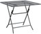 vidaXL Gartentisch Gartentisch Beistelltisch Gartenmöbel Klapptisch Bistrotisch Garten Esstisch Tisch Campingtisch Balkontisch 80x80x72 cm Streckmetall Anthrazit