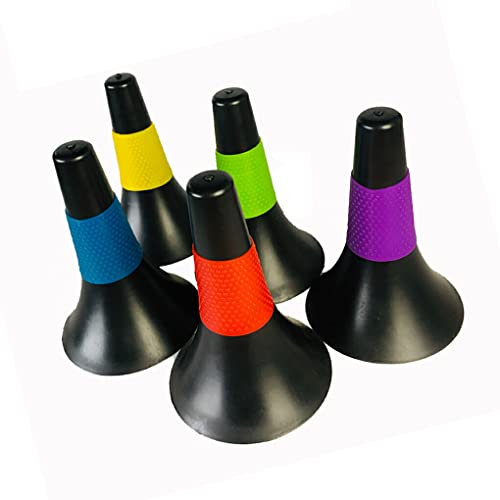 Guangcailun 5er Pack Sporting Marker Speeds Übungshütchen Basketball Volleyball Tennisball Übungshütchen Anfänger Leaner