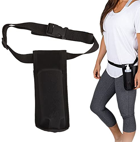 FILFEEL Massage Holster Belt Single Bottle Waist Bag Adjustable Shoulder Strap Massage Lotion Massage Oil Waist Pouch for Masseuses Perfumers