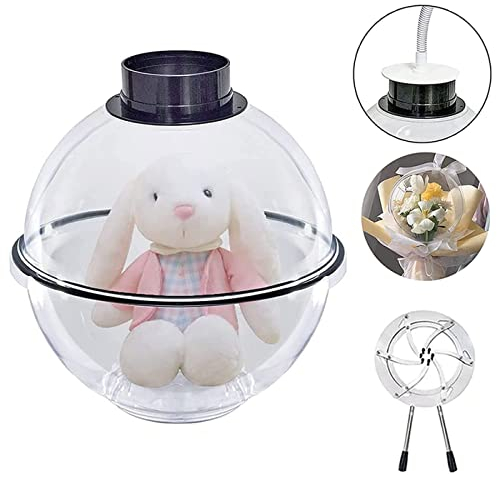 TAISK Ballonfüllmaschine Ballon Expander Stuffer für Valentinstagsgeschenk Ballon Teddybären Blumenstrauß Geburtstagsdeko Luftballons Füllmaschine mit elektrischer Ballonpumpe