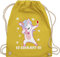Turnbeutel Rucksack - & Alkohol Damen - Es eskaliert eh Festival Saufi Party Malle Lustig - Unisize - Gelb - sportbeutel baumwolle mallorca sprüche statement beuteltasche beutel das beutelrucksack