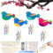 Bomtop 8 Stück 3D Vogel Windspiel Bastelset basteln kinder Holzbastelsets für Kinder Mitgebsel Kindergeburtstag Party Kleine Geschenk für Jungen Mädchen
