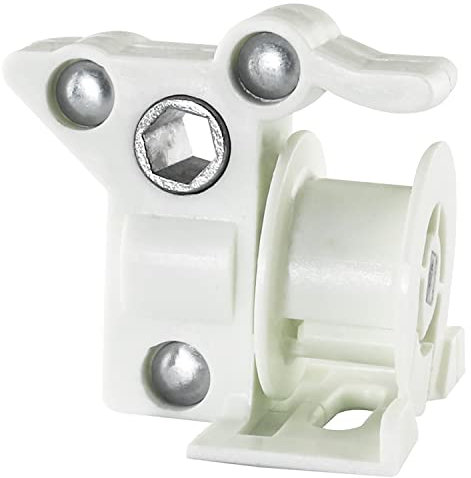 ZZLZX Pre-Corded Tilter for 1.2Inch Horizontal Blinds, Cord Tilt Control, White, Metal and Plastic, Tool Free Installation, Innovative Tilt Mechanism