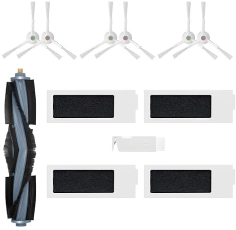 Lot de 12 brosses et filtres pour aspirateur ECOVACS DEEBOT T20 Omni T20e Omni