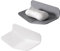 Lot de 2 porte-savon mural en forme de V pour salle de bain, cuisine - Porte-savon avec fonction de montage mural