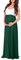 Robe Shooting Photo Grossesse Dentelle Robes Enceinte Femme Chic Et élégant Grande Taille a la Mode Robe Maternité Fête Cérémonie Confortable Casual Vacances Pas Cher Long Dress (Green, L)