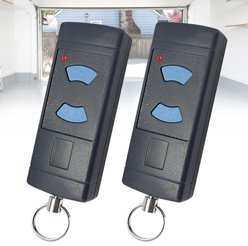 2 Piezas Mando Garaje Universal, Mando Puerta Garaje Mando 868MHz Mandos Puertas Automaticas Copiadora de Llaves Clonación de Plástico Inalámbrico Control Remoto Mando a Distancia del Llavero