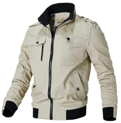 Veste de pêche 4 saisons pour homme - Coupe-vent décontracté - Veste slim, Couleur de l'image 3, XXL