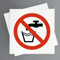 Cartel Agua no Potable Pack 2ud de 19x19 cm Señal Prohibido Beber Agua no Potable (Prohibido beber)