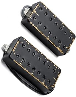 Pastilla hecha a mano de siete cuerdas pastilla de guitarra eléctrica dañada Accesorios para Instrumentos Musicales guitarra eléctrica Eléctrica Guitarra Pastillas Repuesto