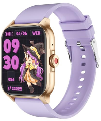 Smartwatch Fitness, QX15 Smartwatch Touch Screen a Colori da 1,85'' per Uomo Donna, Smartwatch Tracker Attività Monitoraggio del Sonno Impermeabile IP68 con APP, Durata Batteria