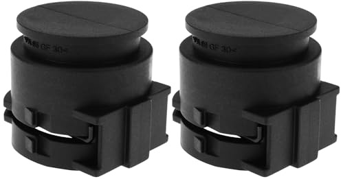 eMagTech 2 tapones de brida de manguera de agua de coche 17127799184 compatibles con BMW 1er 3er 5er F20 F30 F36 F90 E70