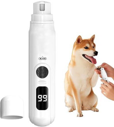 Doiyislem Elektrischer Hundenageltrimmer LCD-Display, Wiederaufladbarer