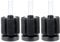 Uotyle Saim XY-2835 Fish Tank Aquarium Mini Cylinder Soft Biochemical Sponge Filter 3Pcs Black,5.5.X7 cm (Pack of 3)