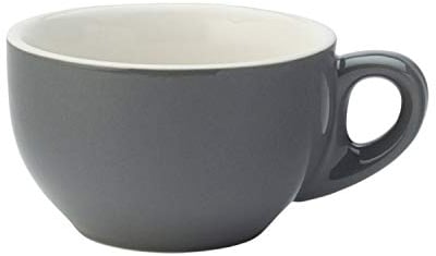 Utopia CT8087 Barista Latte Grey Cup 10oz (28cl) Pack of 6