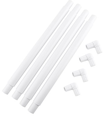 Quadratische Stickrahmen Rechteck-Plastikclip-Rahmen für Stickerei-Kreuzstich-Steppstich-Nadel-Werkzeug(43.1 * 43.1cm)