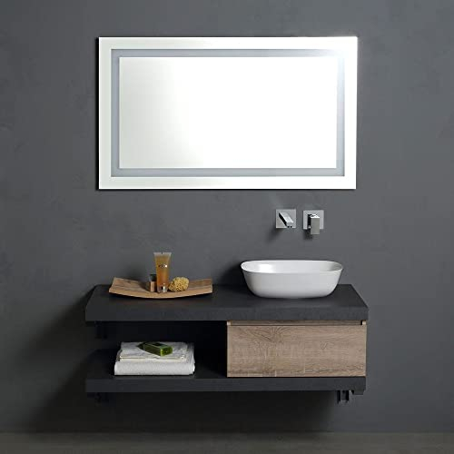 KIAMAMI VALENTINA HÄNGEMÖBEL FÜR DAS Badezimmer 120 cm MODULARES Modell MIT WASCHBECKEN