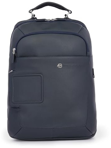 Piquadro Vibe Zaino in pelle porta PC 15.6 a due scomparti