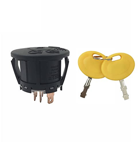 Ignition Switch with 2 keys Replacement for John Deera MTD, Murray 925-1741, 725-1741, 94762, MU94762 Lawn Mower Tractor