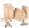 Viesap 16 PCS Madera Para Tallar Tilo, Multi-Tamaño Bloque Natural, Kit De Tallado Para Principiantes - DIY para Adultos y Niños.