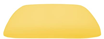 Dukal | Bezug passend für alle Technogel Nackenstützkissen in der Größe 66 x 40 cm | aus hochwertigem DOPPEL-Jersey | Farbe: gelb