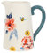 ZALE YARDLEY Flower Vase, Pitcher Vase, Bee-utiful Floral Ceramic Flower Jug, Vase for Flower, Garden Ornaments, for Real, Artificial Flower, Room décor, Christmas, Valentine, Wedding Gift