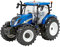 New Holland T6.175 Blue Power Tractor Replica, New Holland Tractor Replica Compatible with 1:32 Scale Farm Animals and Toys, Suitable for Collectors & Children from 3 Years