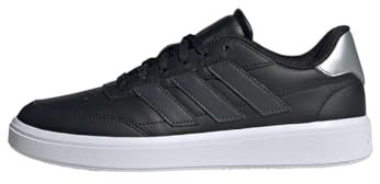 adidas Courtblock Shoes, Zapatos Mujer, Core Black/Carbon/Silver Metallic, 39 1/3 EU