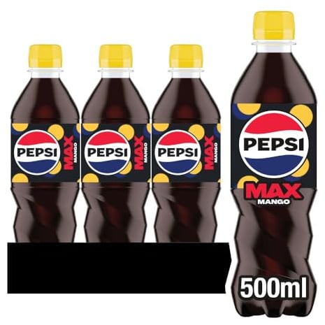 Pepsi Max Mango, 500ml (Pack of 12)