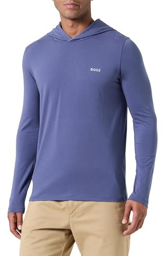 BOSS Men's Mix&Match LS-Shirt H Loungew Longsleeve, Navy412,