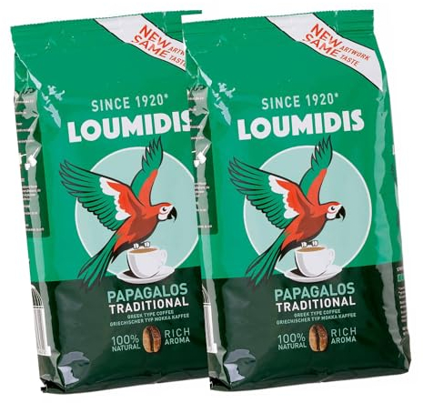 Mokka Loumidis 2x 490g Nestle | Kaffeespezialität | Bekanntester Mokka aus Griechenland | +20ml Jassas Olivenöl