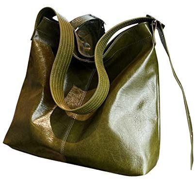 CUTeFiorino Taschen Vaginen Einkaufstasche für Damen, Handtasche, leichte Winter-Daunen-Baumwollpolsterung, Umhängetasche mit Daunenpolsterung Aigner Taschen Damen Schwarz (Zjsjm_C-Green, One Size)