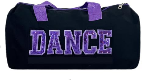 Bolsa de danza de ballet para niñas, bolsa de deporte, bolso de mano, bolso de hombro, bolsa de deporte bailarina para niñas bailarinas, morado, Una bolsa adecuada para el deporte y la danza