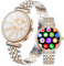 TAYSHILEY Smart Watch da donna con schermo a colori da 1,25 pollici, smartwatch da donna, impermeabile IP67, fitness tracker con cardiofrequenzimetro e monitoraggio del sonno, contapassi