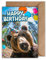 Geburtstag Karte mit Umschlag - Lustige Geburtstagskarte Happy Birthday Bär Selfie Glückwunschkarte zum Geburtstag Witzig (DIN A6)
