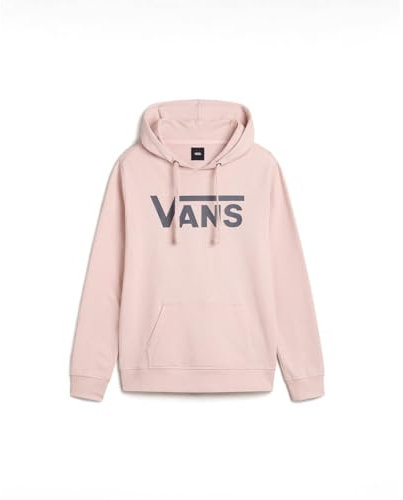 Vans WM Drop V Logo Hoodie-b Sudadera con Capucha, Naranja, S para Mujer