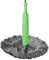 Balai à franges déshydratées 2 en 1 avec long manche, serpillère en microfibre absorbante pour baignoire, toilettes, salon 180 x 50 cm